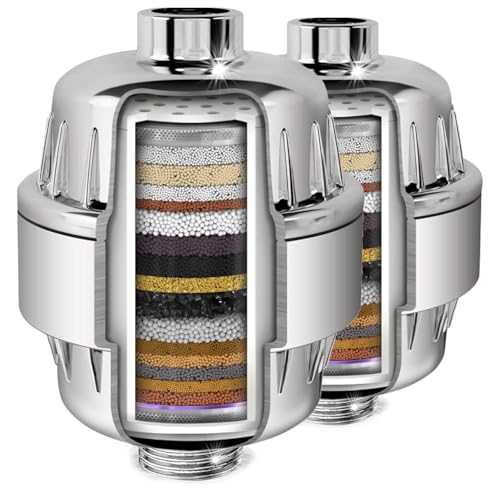 Image of 22 Stage Hard Water Shower Filter for Bathroom Hard Water Softner SF-22 Pro | Hard Water Softener Filter Tap, Reduces hair fall, Protects Skin | Remove Chlorine and Harmful Chemicals | Pack of 2