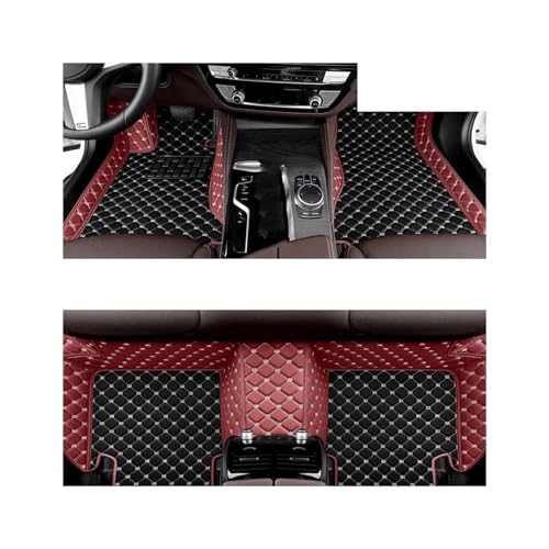 Tapis de sol voiture personnalisé pour Toyota Prius cuir durable de luxe LHD