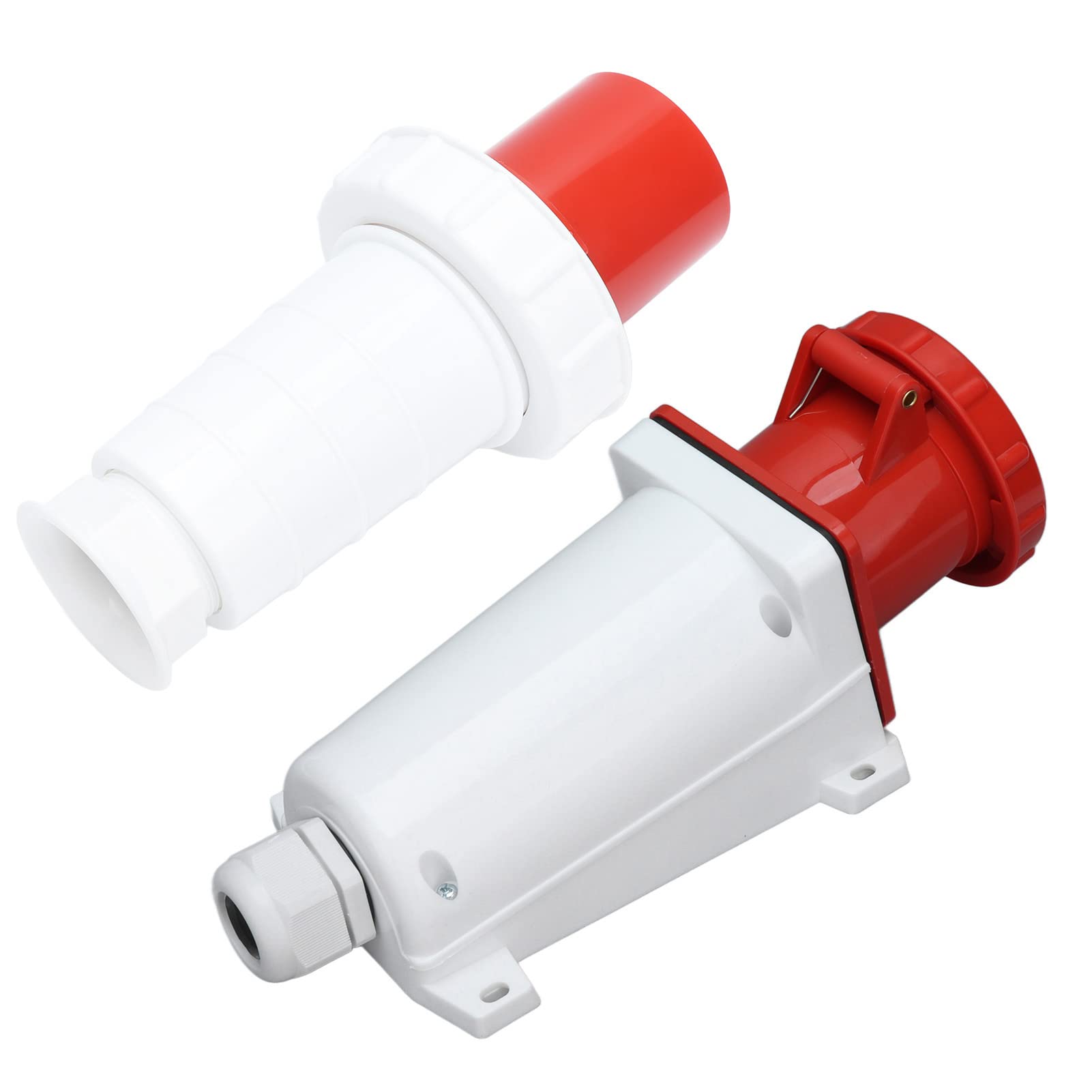 Acouto Enchufe Impermeable Conector Industrial de Aviación 4 Pines 63A