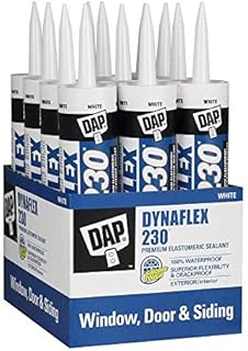 12 Pack Dap 18300 DYNAFLEX 230 Premium Indoor/Outdoor Sealant - White 10.1-oz Cartridge (18275)