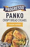 Progresso Panko Bread Crumbs, Lemon Pepper, 8 oz (Pack of 6)