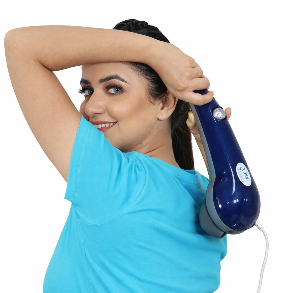 JSB Body Massager Handheld for Pain Relief in Full Body, Neck, Back, Leg & Foot Pain (Blue)