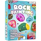 Dan&Darci Rock Painting Kit for Kids - Arts and Crafts for Girls & Boys Ages 6-12 - Craft Kits Art Set - Supplies for Rocks Paint - Best Tween Gift Ideas for Kid Activities Age 6 7 8 9 10 11