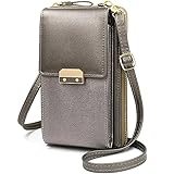 GROSSE KAPAZITÄT: Diese Handtasche damen hat 1 Handyfach, 6 Kartenfächer, 2 verschiedene Fächer und 1 Münzfach, viel Platz für Handy oder Kreditkarten, Kleingeld, Bargeld, Kosmetik, Lippenstift, Schlüssel, Reisepass und andere kleine Gegenstände.