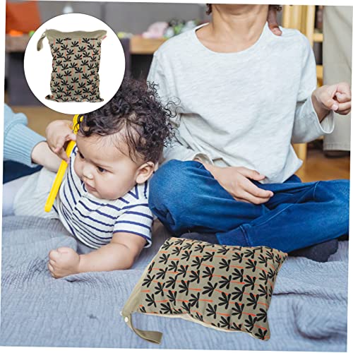 Bolsa impermeable organizador para pañales Toddmomy miniatura 5