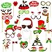 Christmas Photo Booth Props - Christmas Party Favor Decoration Kit - 32 Count