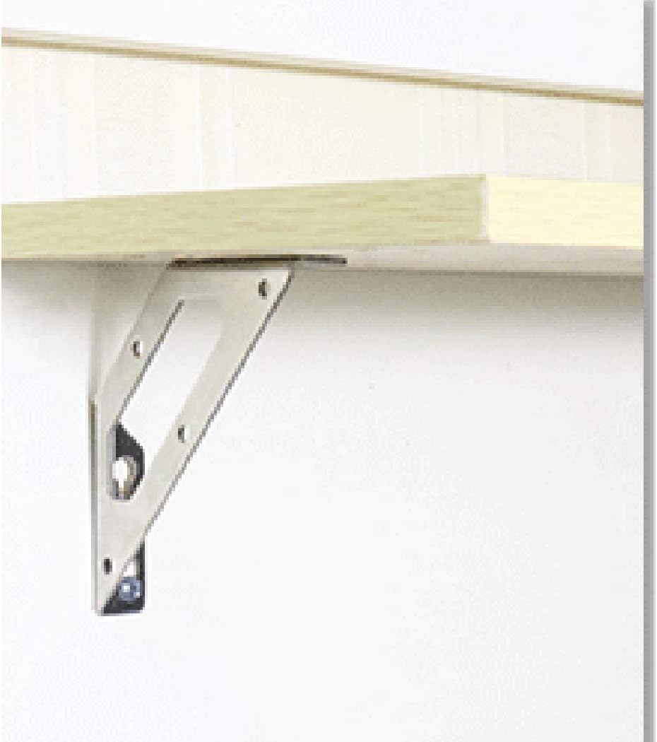 Supports Shelves Wall,Corner Bracket,90 Degree Angle Shelf Bracket, Supporter 2 Pcs Stainless Steel (Size : 27 * 28 * 120 * 145 * 387mm) ( Size : 13*20*22*22*69mm )