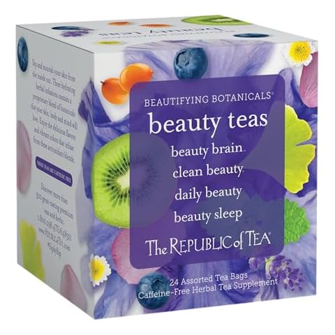The Republic of Tea - Beautifying Botanicals Tea Assortment Gift (24 Individually Wrapped Herbal Tea Bags) Cover