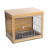 YIXIN2013SHOP Hundekisten/Zwinger Holz Hund Cage Indoor Dog Villa Haushundebett Katzenkäfig Hundebox, Hundehütte, Hundekäfig Haustierkäfig (Size : M)