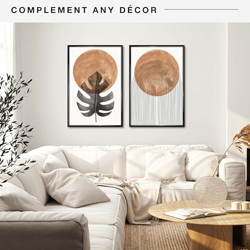 MCS Trendsetter 24x36 Poster Frame Black High-Gloss, Vertical & Horizontal Wall Hanging Large Picture Frame for Photos, Posters & Art Prints (2-Pack) by MCS - Image 3