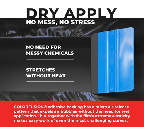 Image of ColorFusion PPF by VViViD, Matte Stealth Cosmic Blue Dry Apply PPF Vinyl Car Wrap Roll 60ft x 5ft