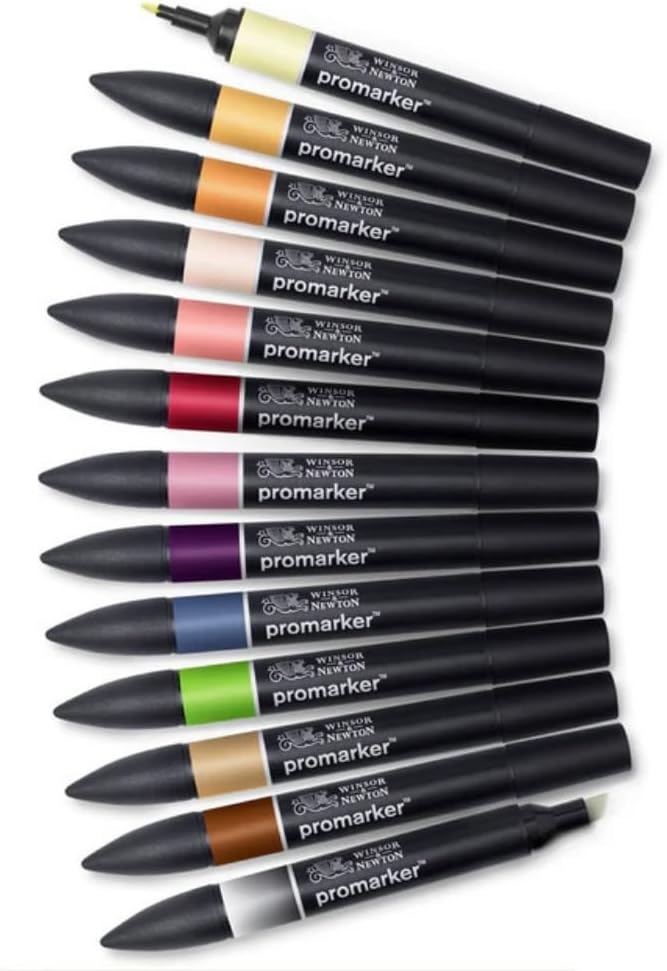 Winsor & Newton Promarker, Set of 12, Manga Steampunk