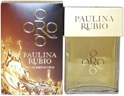 Paulina Rubio Oro By Paulina Rubio For Women. Eau De Parfum Spray 3.3 Oz / 100 Ml