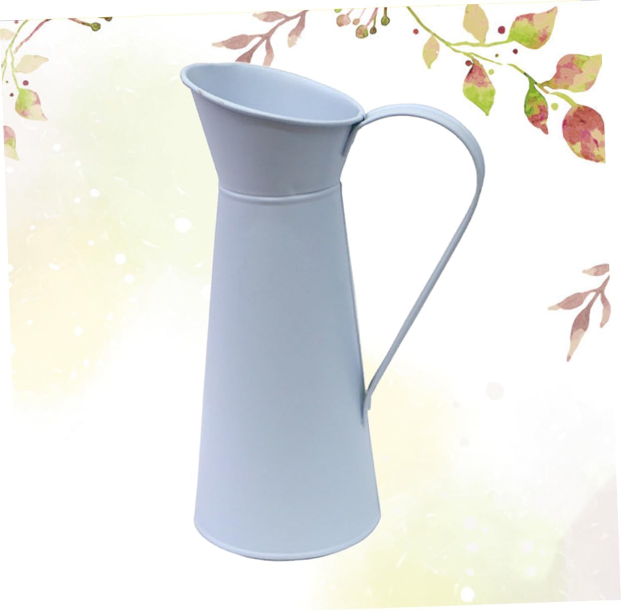 Iron Pitcher Dried Flower Vase for Desktop and Ground Use