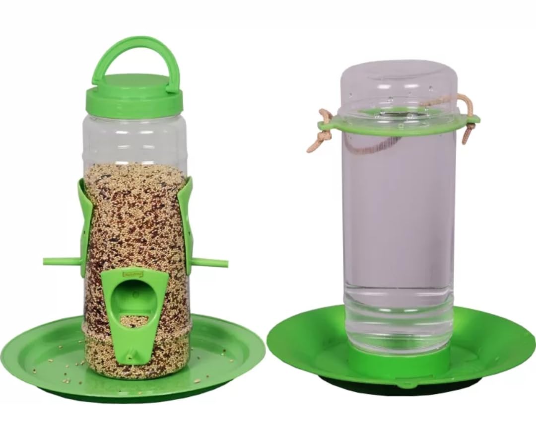 Ronofic Bird Automatic Feeder and Drinker Combo Pack for Tree and Balcony Hanging (B0D28Q1Y3J) Amazon Price History, Amazon Price Tracker