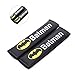 Amooca Carbon Fiber Seat Belt Strap Cover For Any Car-Black With Batman Logo(Shoulder Strap)