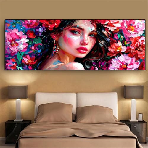 Diamond Painting Fleur 60x180cm Grand Format Kit Complet Mefooge - 2