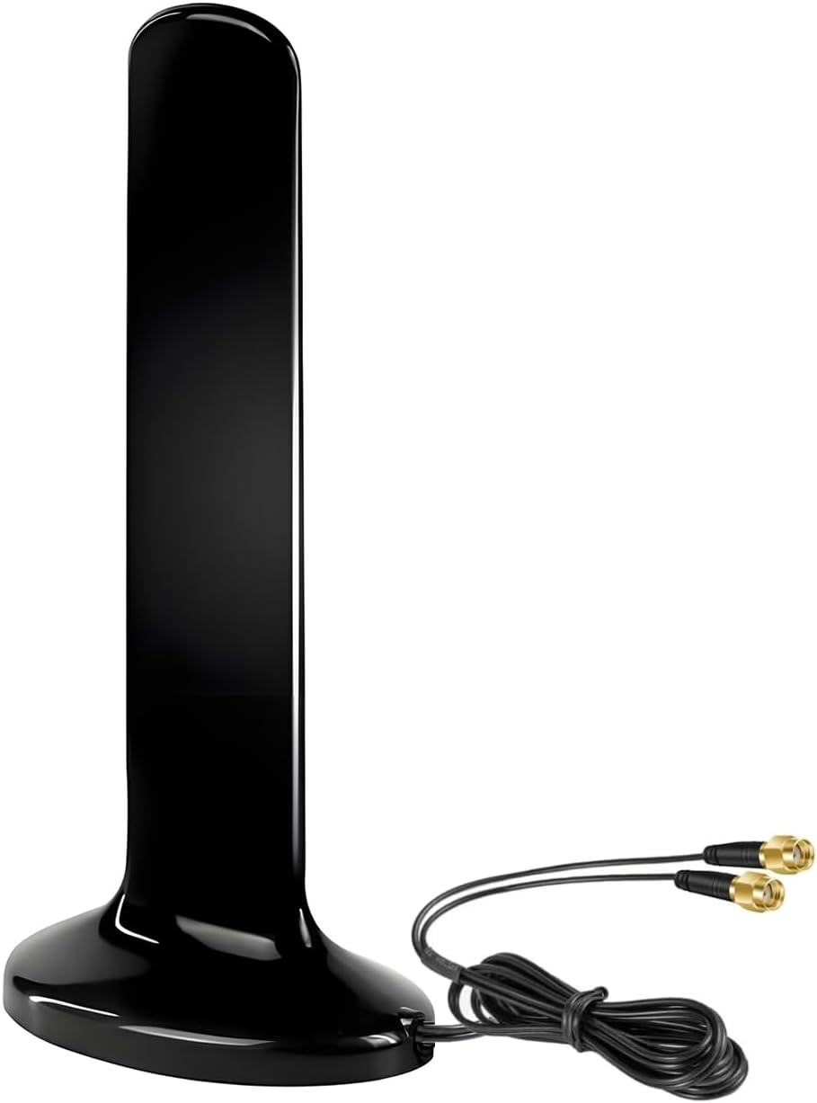 External WiFi 6 6E Tri-Band Antenna Magnetic Base Replacement Antenna for PC Desktop Computer Gaming Motherboard Improve Signal Coverage Range and Stability, Slinkdsco
