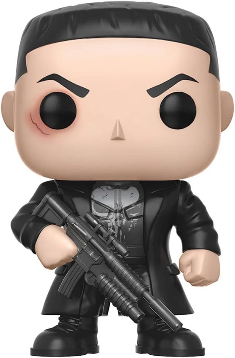 Funko POP Marvel: Netflix Daredevil - Punisher (Frank Castle) Pop! Vinyl Figure (Bundled with Compatible Pop Box Protector Case) Multicolor 3.75 inches