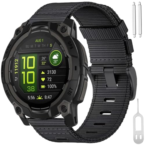 Garmin Instinct Watch�o���h 45mm 50mm �����Y ���f�B�[�X 22mm 26mm �v�� �^�N�e�B�J�� �J���t���[�W�� ���ȃi�C�����o���h Instinct 3 Amoled /2/1/�\�[���[/�^�N�e�B�J�� �^�C�h/e�X�|�[�c