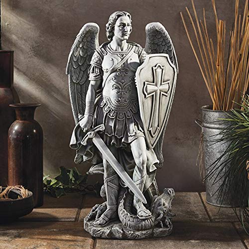 Estatua de Arcángel San Miguel Guerrero 24 pulgadas miniatura 3