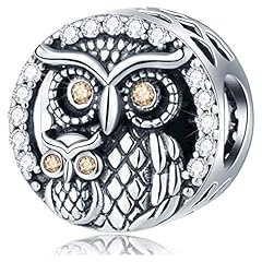 Mother Baby Owl Charm