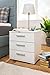 Produktbild Inter Trade Corporation Nachttisch weiß | 3 Schubkästen | Boxspringbett-Höhe 50 cm One Size