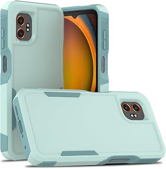 for Galaxy Xcover 7 Pro Case,Armor Designed Rugged Cell Phone Cases for Women Men,Military Grade Shockproof Drop Protection Cover for Samsung Xcover 7 Pro -Sky Blue