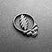 The Steal Your Face Car Badge Emblem in Matte Black – ABS Resin Composite, Chrome Finish 3D Decal for Vehicle Exterior