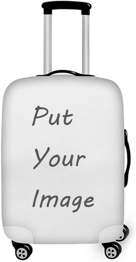 Luggage Cover Fits 18-28 Inch 3D Print Suitcase Cover Protective Baggage Cover Geometry