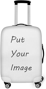 Personalized Luggage Cover Spandex Suitcase Protector Washable Travel Baggage Covers