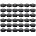Moretoes 36 Pack 2 Oz Metal Round Balm Tins Black Aluminum Cans Empty Containers with Screw Lids for Salve, Spices or Candies