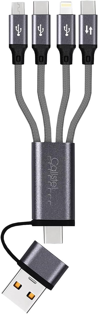 Callstel USB Adapterkabel: 2 X 8in1-Datenkabel USB-C/A Zu USB-C/Micro