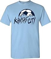 Vista 24 de Xtreme Apparrel Camiseta Team City Skyline para los aficionados al fútbol Atlanta - Camisa negra