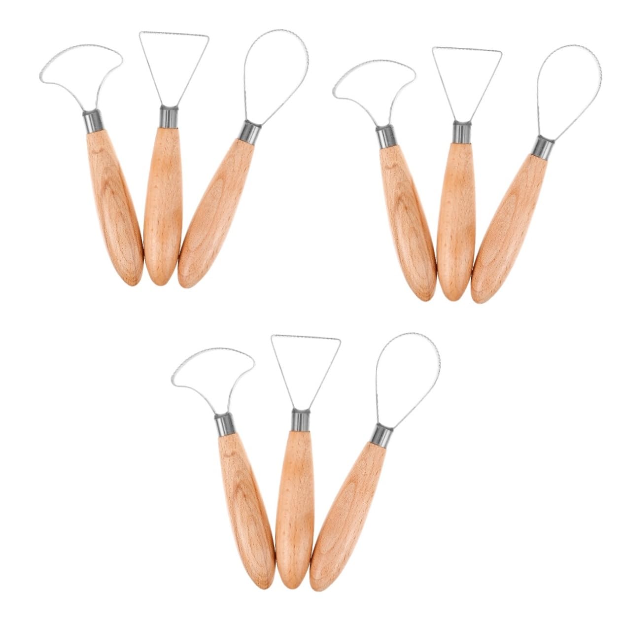 DOITOOL 3 series Raspador De Barro Fabricación De Arcilla Polimérica Herramientas Para Esculpir Raspado De Fondant Herramientas De Arcilla Herramientas Para Decorar 3 piezas*3
