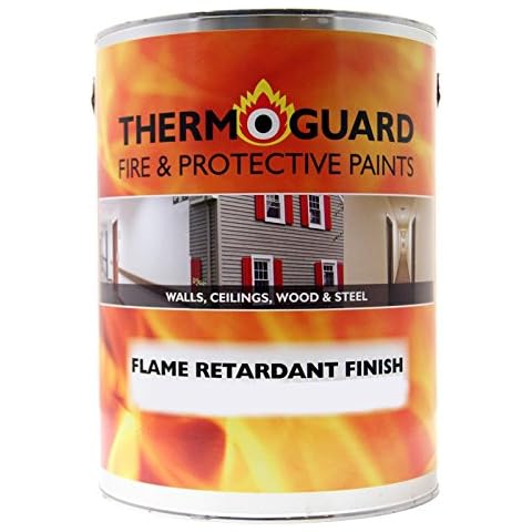Thermoguard Flame Retardant Topcoat | Fire Resistant Topcoat for Thermoguard Thermocoat (2.5 Litre, Eggshell White) Cover