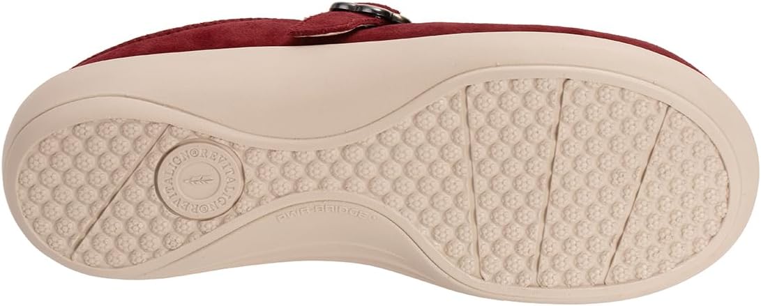 REVITALIGN Women's Solaire Suede Mule, Rosewood, 11 - Image 4