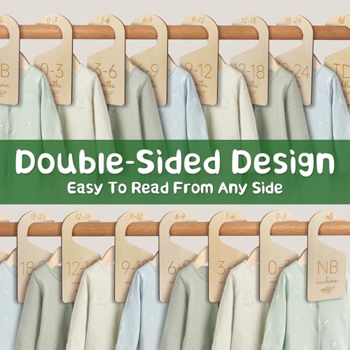 Itdyb BCD-WOOD-1 Baby Closet Dividers For Clothes Organizer thumb #1