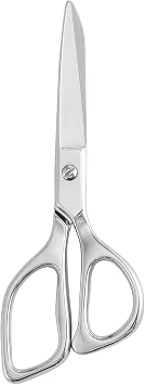 LIVINGO Small Fabric Sewing Scissors - 6" Professional Tailor Stainless Steel Ultra Sharp Metal Forged Shears, Crafting Scissors for Cloth Felt Canvas, Multipurpose for Dressmakers