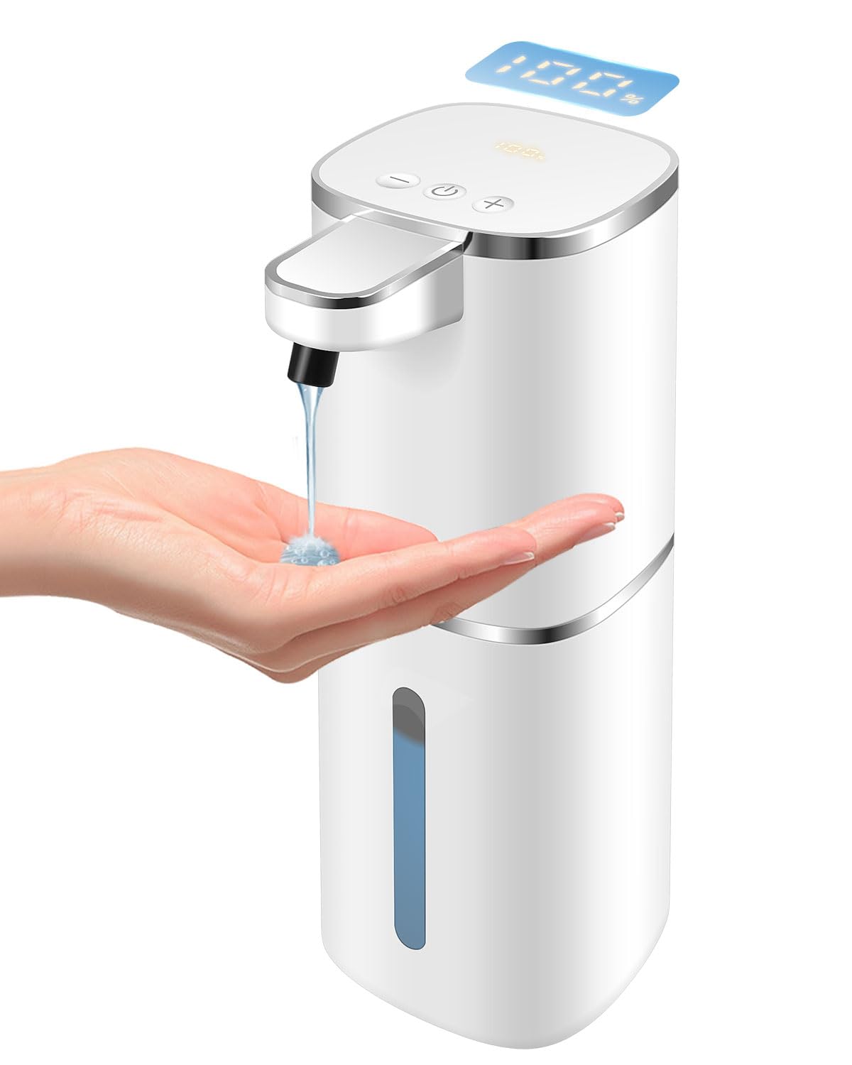 Cheftick Automatic Liquid Soap Dispenser,Digital Display