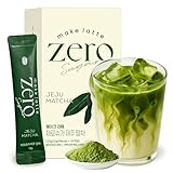 Matcha Powder for Latte Zero Sugar Easy 10 Sticks Ceremonial Grade Jeju Korean Matcha for Latte Green Tea Powder, Premium Barista Crafted Mix, soft & savory taste, 10 Servings (4.23 Ounces)
