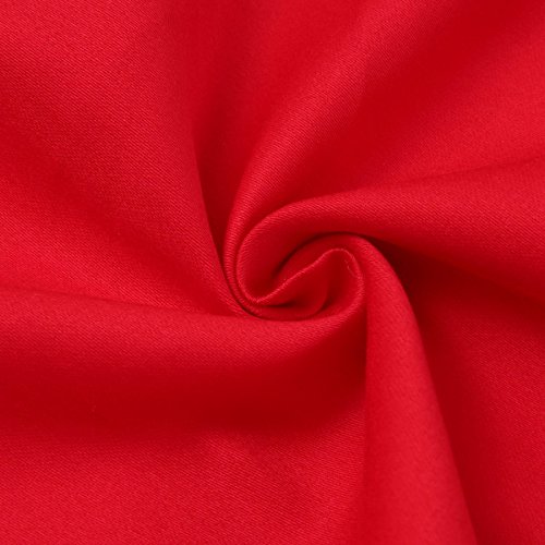 Girls Vintage Dresses Girls' Special Occasion Dress 50S Retro Kids Dresses Swing Rockabilly Sleeveless, Red, Size 6 #TOP6