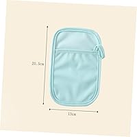 Vista 2 de VANZACK Juego de 4 guantes de baño de algodón reutilizables para recién nacidos y adultos para cuidado de la piel suave, color aleatorio