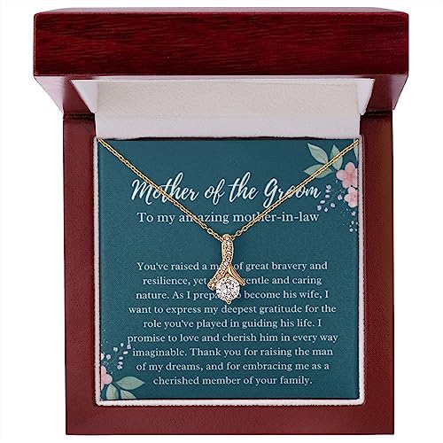 EllePendants Mother of The Groom Gift from Bride, Mother in Law Gift Wedding Day, from Daughter in Law, Future Mother in Law Gifts Necklace, Gold Jewelry4