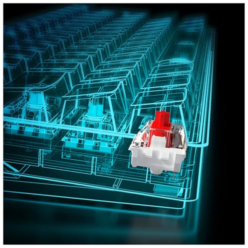 USB Skiller SGK50 S4 wh Kailh Red Gaming Keyboard Bianco - Tastiera gaming - Immagine 4