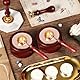 Wax Seal Warmer Melting Set,Wax Seal Kit,Wax Seal Set,Wax Heating Pot with Melting Spoon,Sealing Wax Set,Wax Seal Stamp Set,Wax Warmer Wax Seal Warmer for Arts Crafts Wax Seal Stamp,Braun