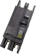 Supplying Demand 425097 QOU260 Circuit Breaker 230V 60 Amp 2-Pole DIN Rail Mounting