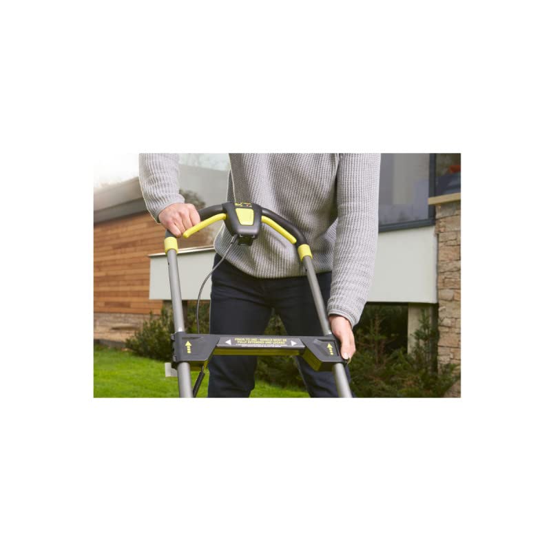 RYOBI 18 V ONE+ borstelloze accu-grasmaaier RY18LMX40A-240 (maaibreedte 40 cm, 6-voudige hoogteverstelling 20-70 mm, vlakken tot 700 m², variabele greepstangen incl. mulchwig, 2x4,0Ah accu & oplader) - Afbeelding 4