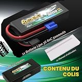 Gens Ace batterie 3 cellules 5000 mAh, prise EC5, série Bashing photo 3