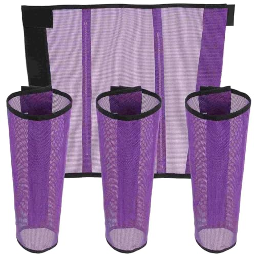 Botas de malla para caballos con proteccion transpirable antimoscas kit de 4 piezas 5